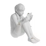 Escultura Menina Livro Sui Objetos 30 x 42 cm