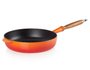 Frigideira com Cabo de Madeira Le Creuset Laranja 28 cm