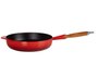 Frigideira com Cabo de Madeira Le Creuset Vermelho 28 cm