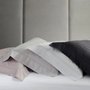 Fronha 3 Abas Damask Square 300 Fios Buddemeyer Branco 50 x 90 cm