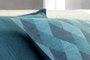 Fronha 300 Fios Algodão Orgânico Egean Wave Boss Home Estampado 50x75cm