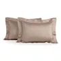Fronha Avulsa Contessina 300 Fios Bambu Trussardi 50 x 70 cm Nocciola