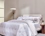 Fronha Brezza 300 Fios Trussardi Branco e Legno 50 x 70 cm