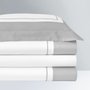 Fronha Lutece 300 Fios Yves Delorme Platino 50 x 75 cm