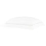 Fronha Nilo 03 Abas Buddemeyer Luxus Branco/Bege 50cm x 70cm