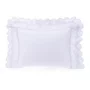 Fronha Romanza 300 Fios Trussardi Branco e Branco 50cm x 70cm