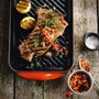 Grelha Tradition Extra Grande Le Creuset Matte Black 40 cm