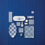 Guardanapo Lanche Indigo Seas Michel Design 16,5x16,5cm