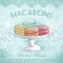 Guardanapo Macarons Aqua Quadrifoglio 33 x 33 cm