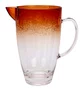 Jarra Acrílico Degradê Bolhas Laranja 2,5 litros