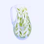 Jarra de Cristal Foglia Auguri Casa Verde 1100 ml