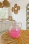 Jarra Pequena em Acrílico Bolhas Rosa