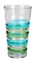 Jogo 02 Copos Acrílico Longo Listras 650 ml