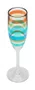 Jogo 02 Copos Espumante Acrílico Degradê Multicolor 296 ml