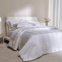 Jogo 02 Fronhas Flora 300 Fios Trussardi Branco/Brown 50 x 70 cm