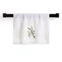 Jogo 02 Peças Toalha Lavabo Bordado Veritá Trussardi 30 x 50 cm