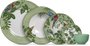 Jogo 06 Pratos De Sobremesa Birds  Alleanza Cerâmica 21 cm