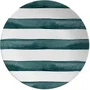 Jogo 06 Pratos de Sobremesa Coup Green Trace Alleanza Ceramica 21cm