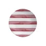 Jogo 06 Pratos de Sobremesa Coup Pink Trace Alleanza Ceramica 21cm