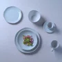 Jogo 06 Pratos de Sobremesa Orgânico Porto Brasil Céu