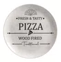 Jogo 06 Pratos Rasos Coup Pizza Plate Alleanza Cerâmica