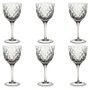 Jogo 06 Taças de Cristal para Água Strauss 520 ml 