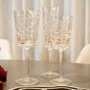 Jogo 06 Taças para Vinho Tinto em Cristal Casa de Bragança Mozart Incolor 340 ml