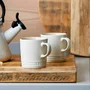 Jogo 2 Canecas Espresso 100ml Le Creuset Branco