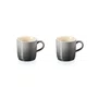 Jogo 2 Canecas Espresso 100ml Le Creuset Flint