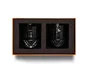 Jogo 2 Copos de Cristal on the Rocks 430 ml Preto Strauss com Caixa para Presente