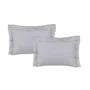 Jogo 2 Fronhas Bertoni 200 Fios Trussardi Gelo