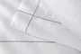 Jogo 2 Fronhas Girelli Bambu 300 Fios Trussardi Branco e Nocciola 50cm x 70cm