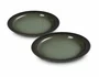 Jogo 2 Pratos Rasos 27cm Cerâmica Le Creuset Thyme