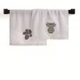 Jogo 2 Toalhas de Lavabo Natal Festive Trussardi Branco 30cm x 50cm