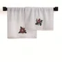 Jogo 2 Toalhas de Lavabo Natal Tradizionale Trussardi Branco 30cm x 50cm