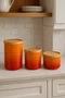 Jogo 3 Potes com Tampa Herméticos Le Creuset Laranja
