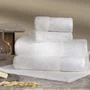 Jogo 5 Peças Banhão e Rosto Gaius Bordado Trussardi Branco