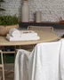 Jogo 5 Peças Banhão e Rosto Modena LCL Home By Trussardi Branco