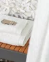 Jogo 5 Peças Banhão e Rosto Modena LCL Home By Trussardi Branco
