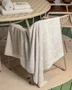 Jogo 5 Peças Banhão e Rosto Modena LCL Home By Trussardi Branco e Gelo