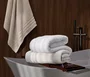 Jogo 5 Peças Banho e Rosto Divine Trussardi Branco 100cm x 150cm