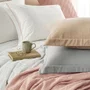 Jogo Cama Casal Deliz 200 Fios Creme/Areia 2,40 x 2,50 m