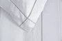 Jogo Cama Casal Girelli Bambu 300 Fios Trussardi Branco e Platino 220cm x 280cm