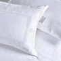 Jogo Cama Completa Queen 8 Peças Florim 300 Fios Trussardi Branco