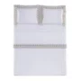 Jogo Cama King Piume 600 Fios Trussardi Branco/Legno 2,80cm x 2,80cm