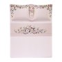 Jogo Cama Queen Cetim 300 Fios Vittoria Trussardi Estampado 2,40 X 2,60 m