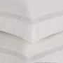 Jogo Cama Queen Morelli 300 Fios Trussardi Branco e Branco 240cm x 280cm