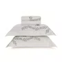 Jogo Cama Queen Pistacia 300 Fios Trussardi Branco 240cm x 280cm