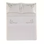 Jogo Cama Queen Pistacia 300 Fios Trussardi Branco 240cm x 280cm