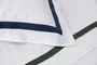 Jogo Cama Queen Vercelli 300 Fios Trussardi Branco e Azul Siciliano 240cm x 280cm